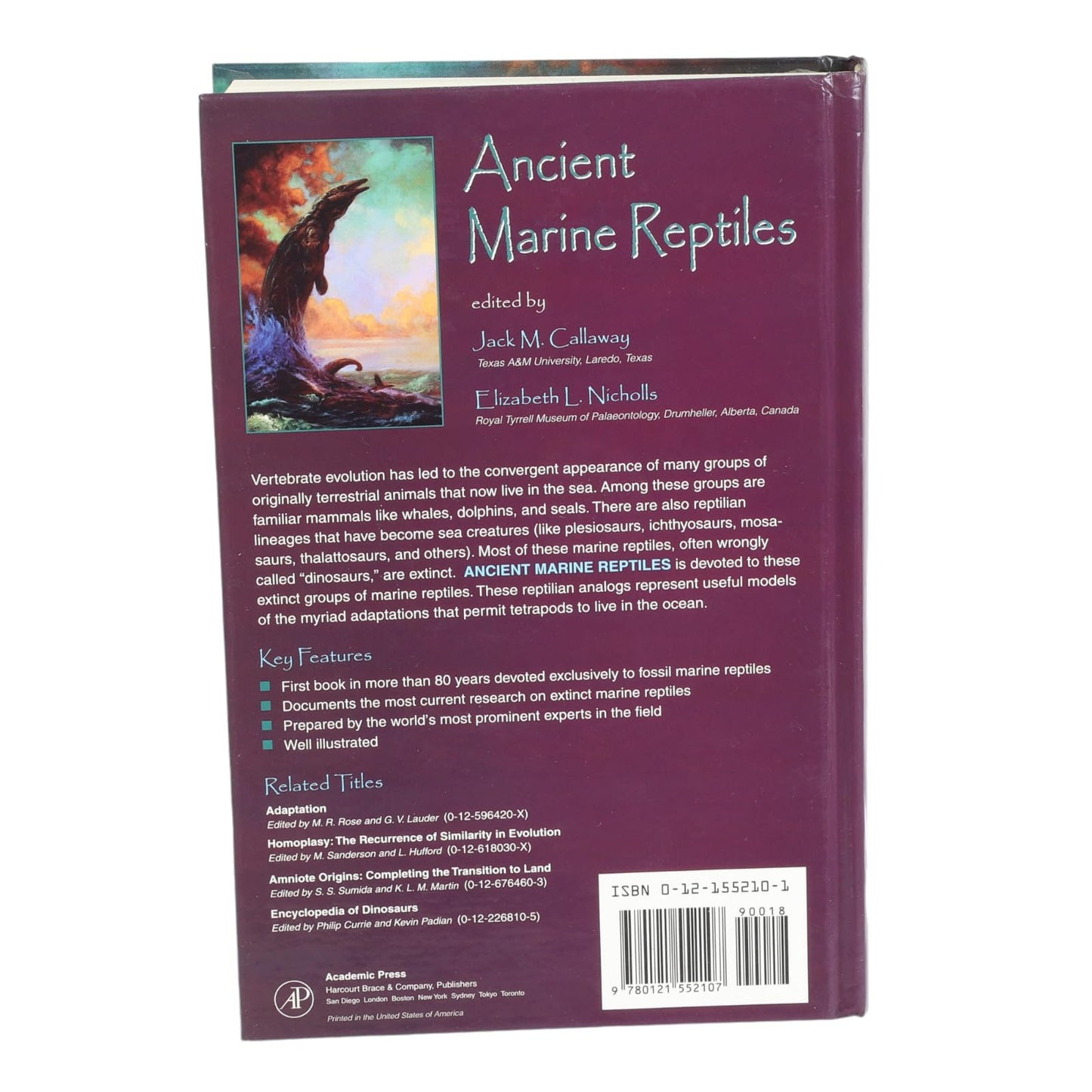 Ancient Marine Reptiles by Callaway, Jack M.