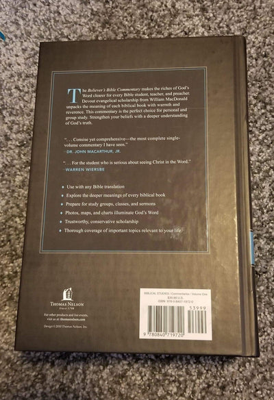 Believer's Bible Commentary by Miakarts Books (New)
