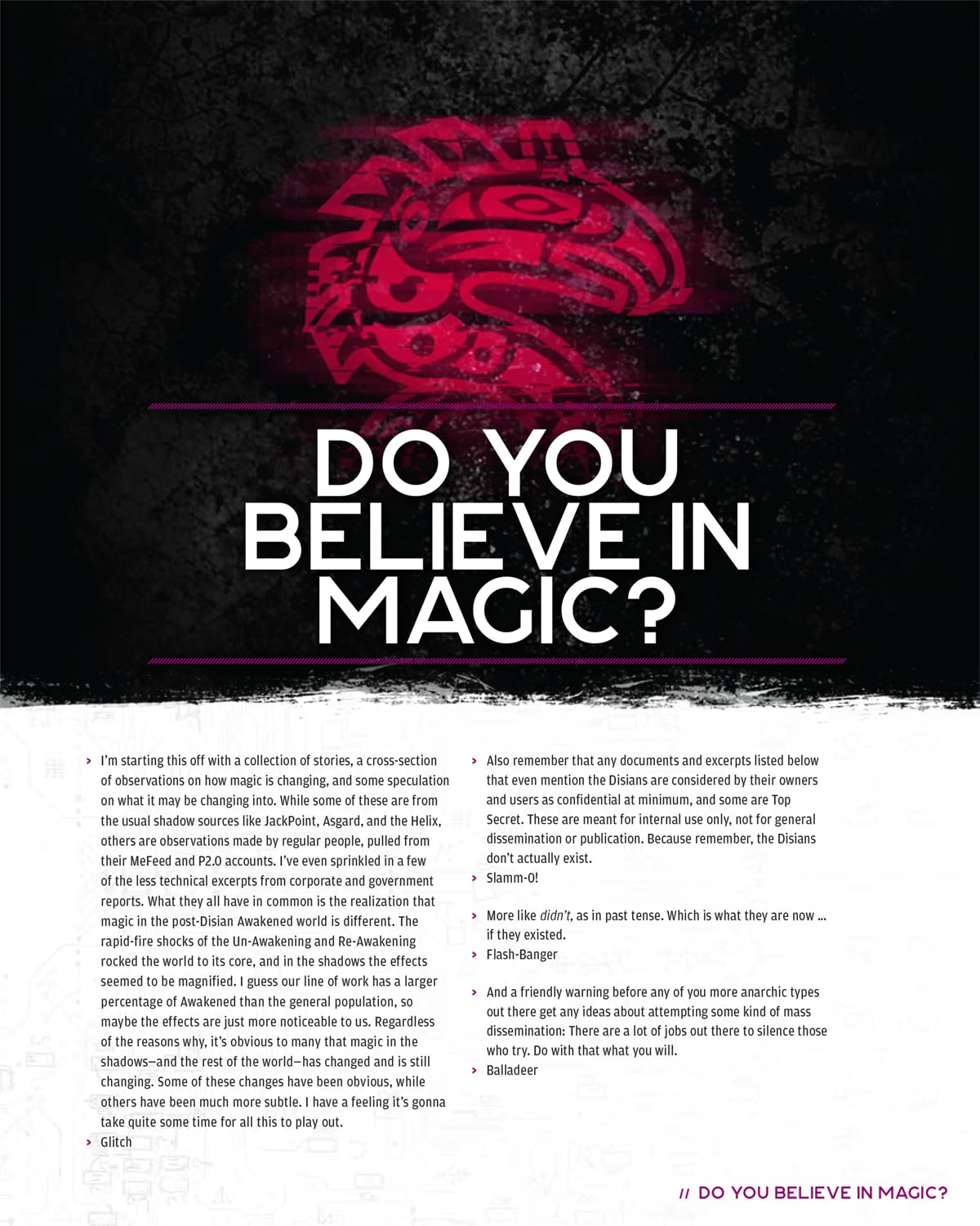 Shadowrun Deus Ex Arcana by Catalyst Game Labs  Ages 14+  2-8 Players  Advanced Magical Rulebook for 6th Edition  Expanded Spellcasting, Ritual Magic & Supernatural Systems