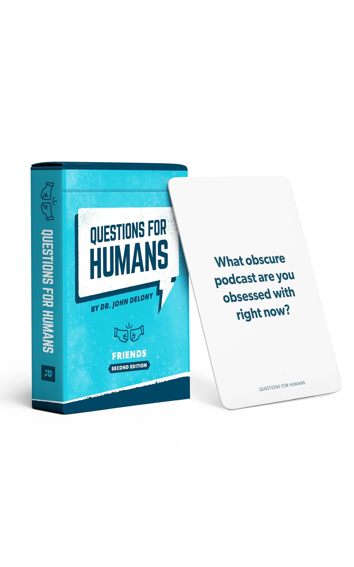 Questions for Humans: Friends (Second Edition) - 52 Brand-New Conversation Starters to Spark Fun Talks, Deepen Connection, and Create Meaningful Friendship Moments