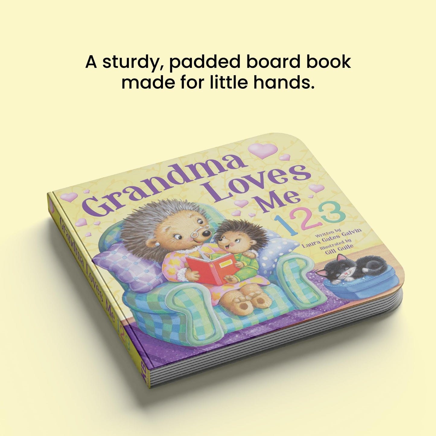 Grandma Loves Me 123 - Children's Picture Board Book for Toddlers  Learn to Count 1 to 10  Rhyming Storytime Book with Adorable Animals & Bright Illustrations  Bedtime Story Book for Boys & Girls