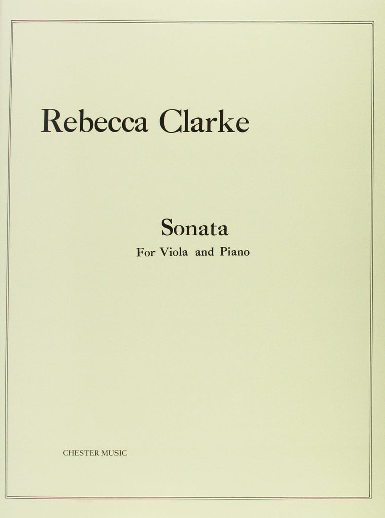 Sonata: for Viola and Piano