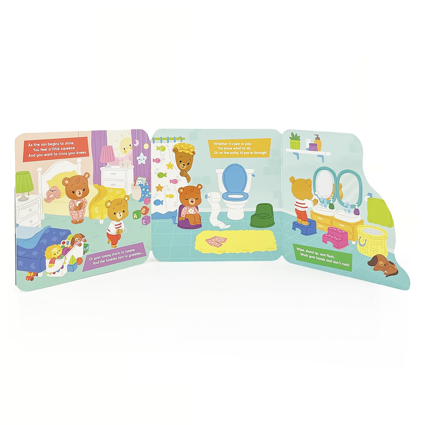 Potty: A First Peek-A-Flap Book for Toilet Training: When You Think You Have to Go You Know It's Potty Time!