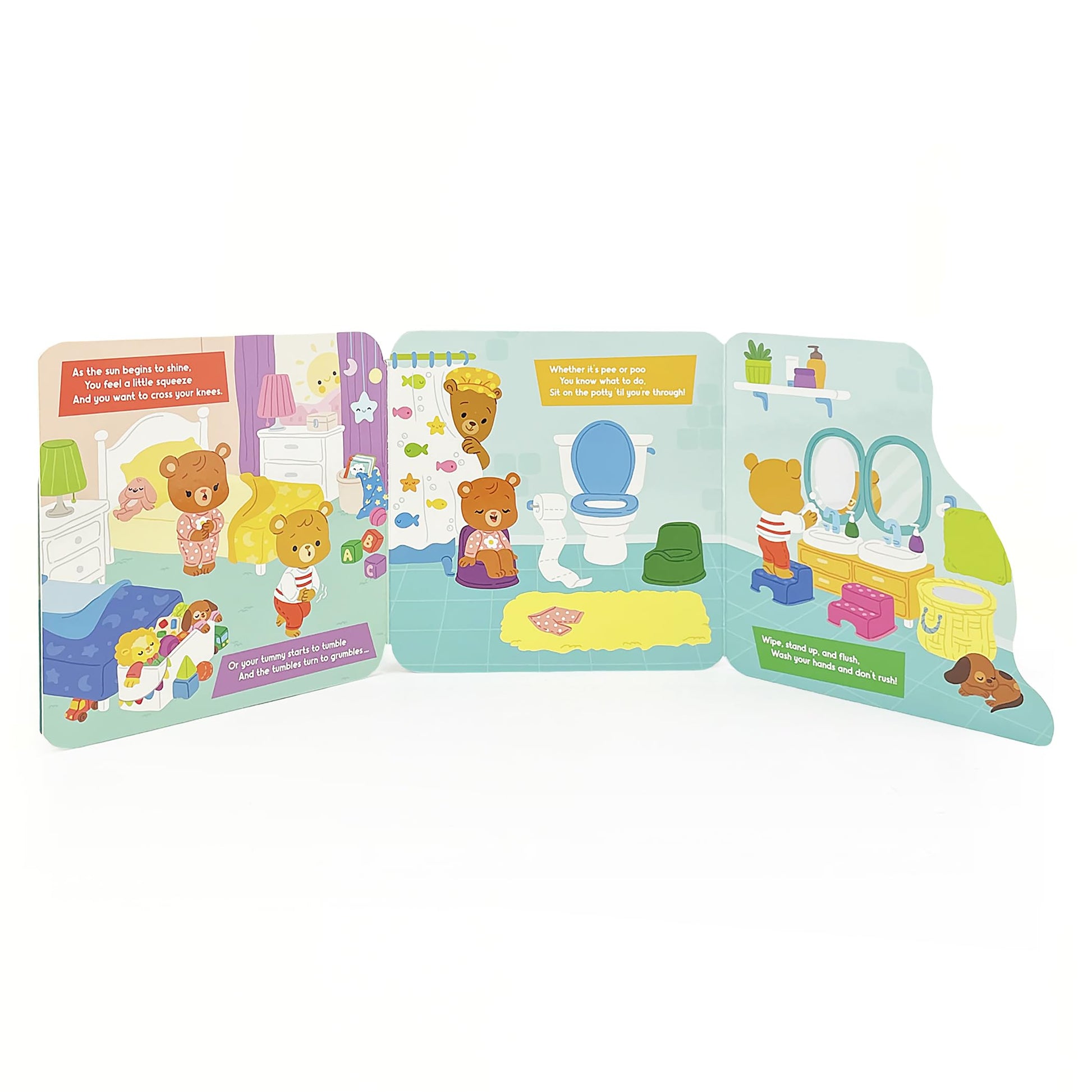 Potty: A First Peek-A-Flap Book for Toilet Training: When You Think You Have to Go You Know It's Potty Time!