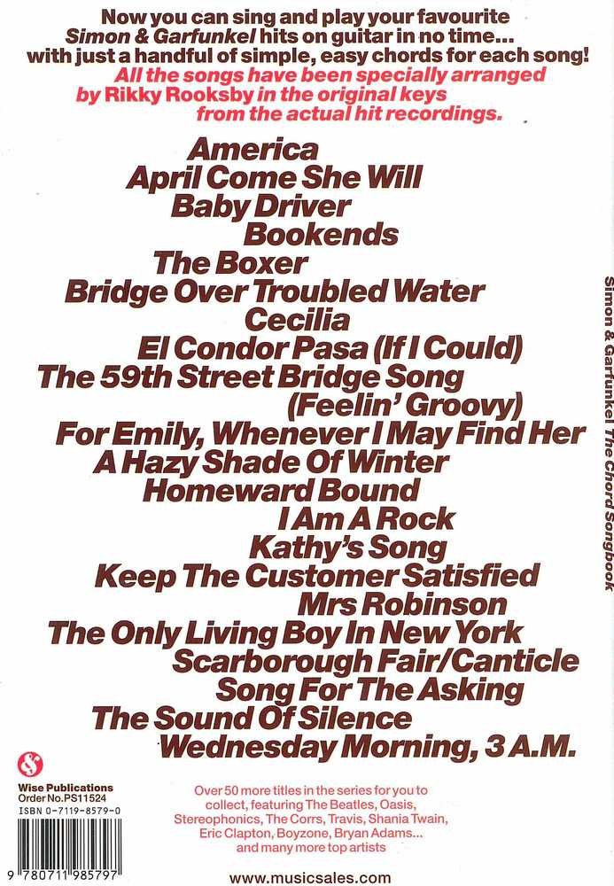 Simon And Garfunkel - The Chord Songbook (Paul Simon/Simon & Garfunkel)