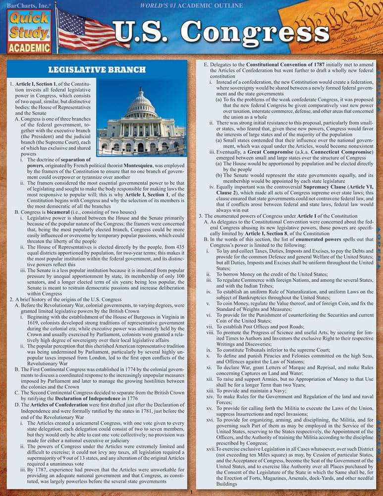 U.S. Congress (Quick Study: Academic)
