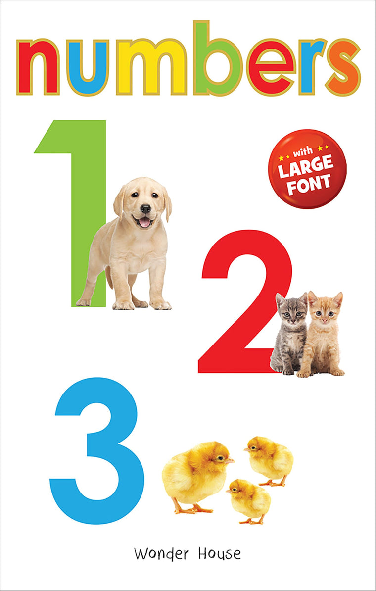 Numbers - Early Learning Board Book With Large Font : Big Board Books Series