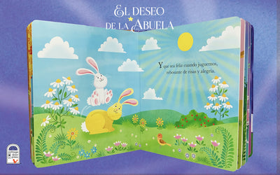 El Deseo de la Abuela (Grandma Wishes Love You Always Padded Board Book, Spanish Edition, Ages 1-5)