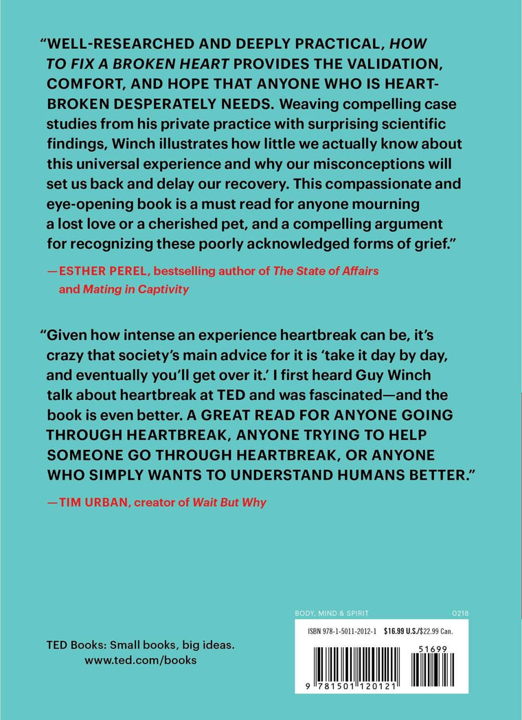 How to Fix a Broken Heart (TED Books) — back cover