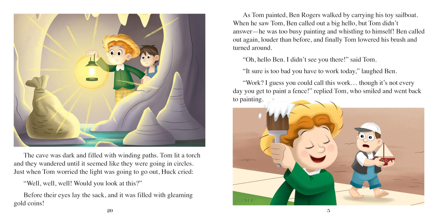 Phidal Tom Sawyer Little Classics - Stories for kids, 24-page storybook