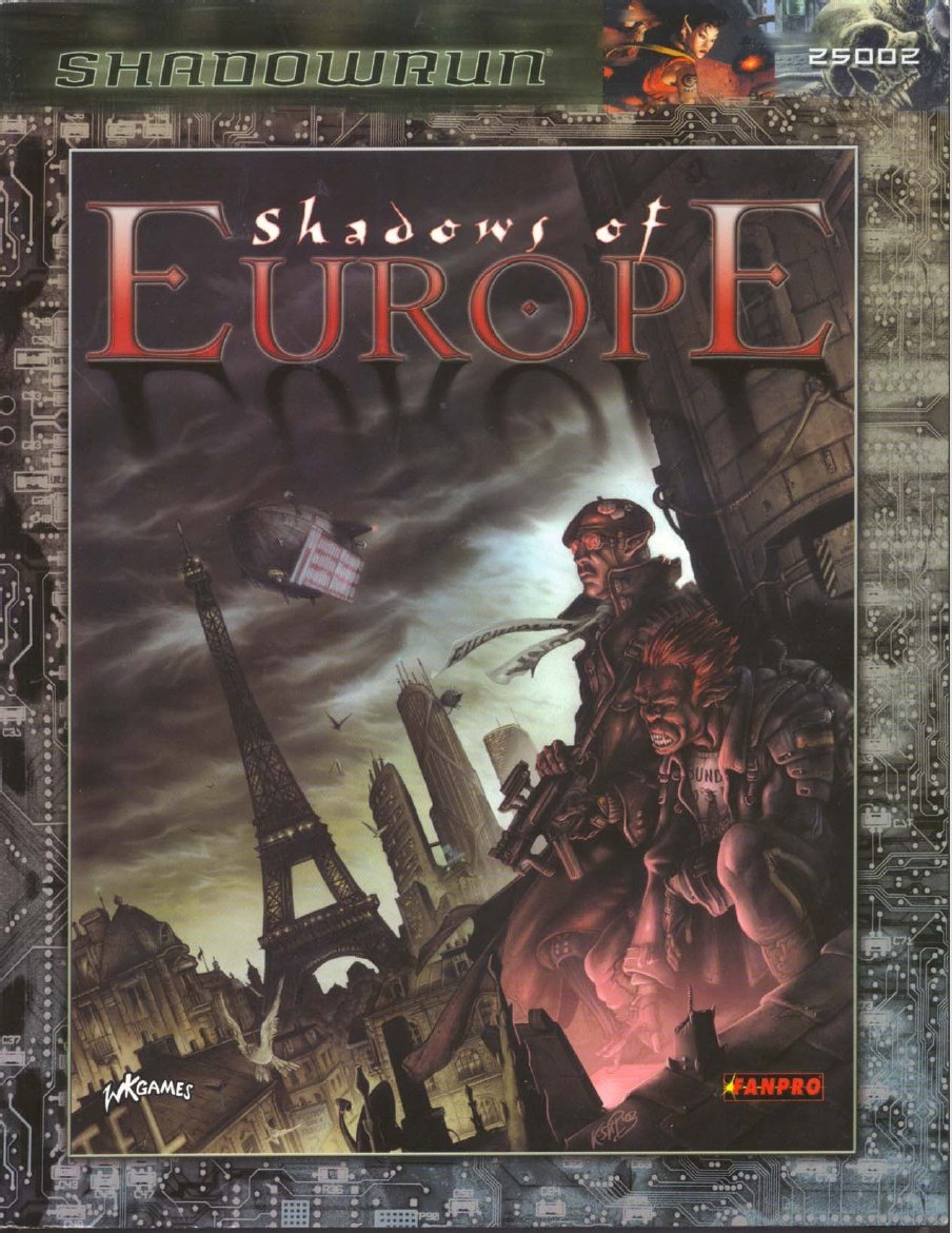 Shadows of Europe (Shadowrun) by FanPro