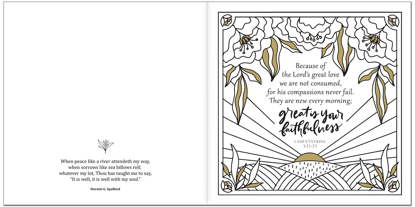 New Mercies I See: An Inspirational Coloring Book to Reduce Anxiety and Grow Your Faith (Coloring Faith)