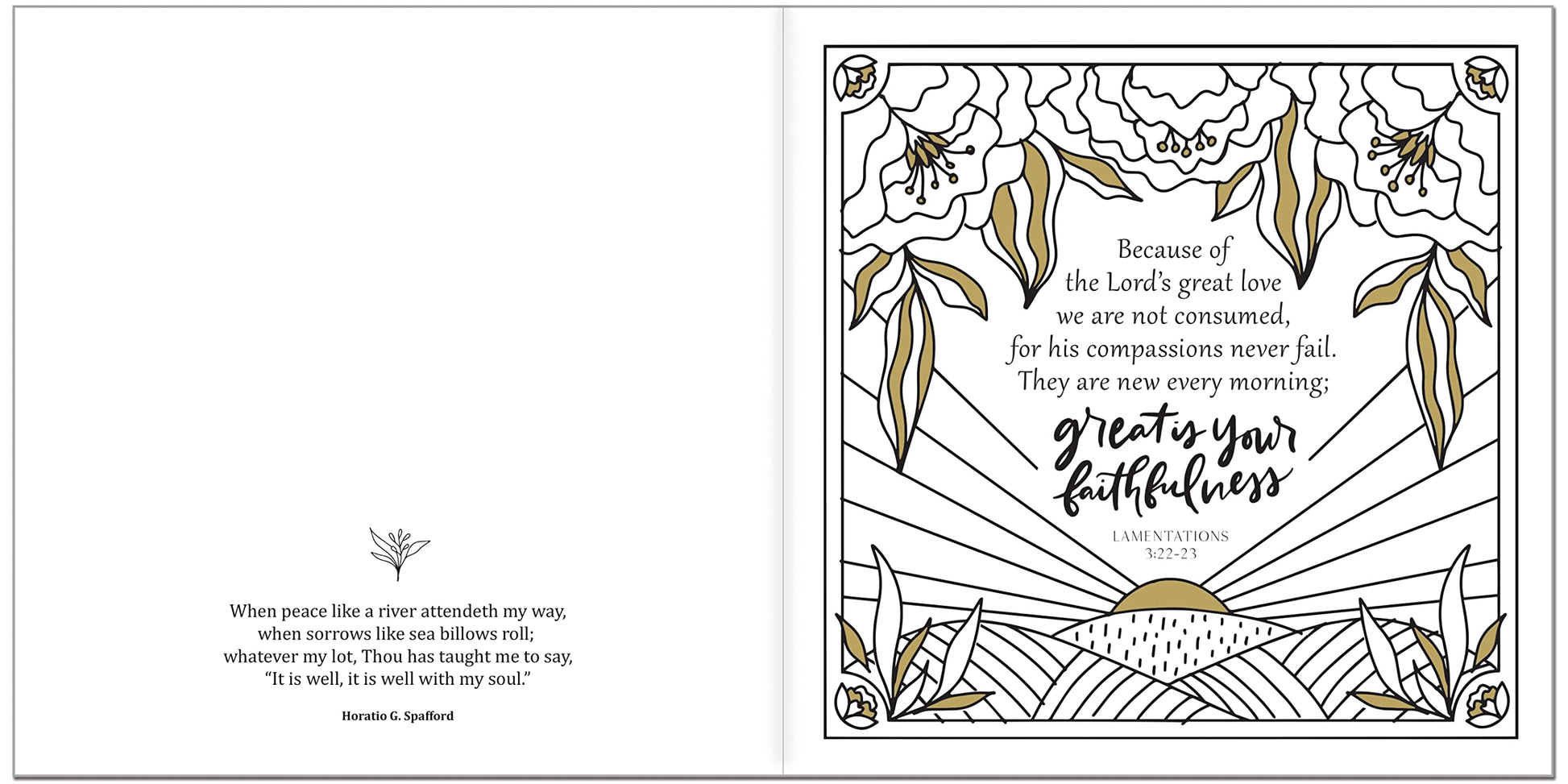 New Mercies I See: An Inspirational Coloring Book to Reduce Anxiety and Grow Your Faith (Coloring Faith)