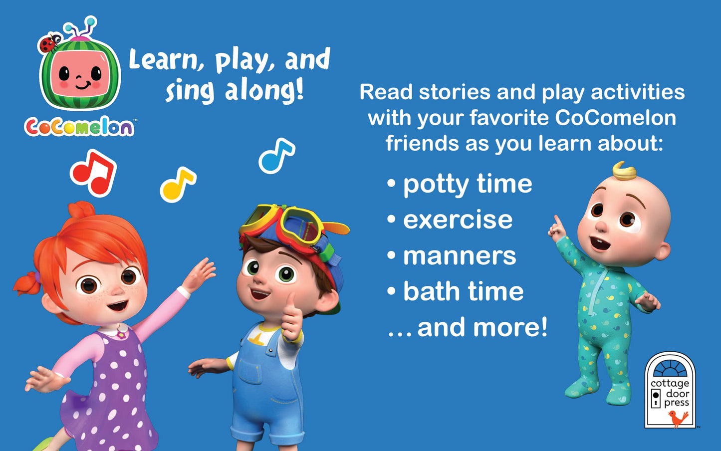 CoComelon Favorite Sing-Along Songs - Children's Deluxe Musical Book