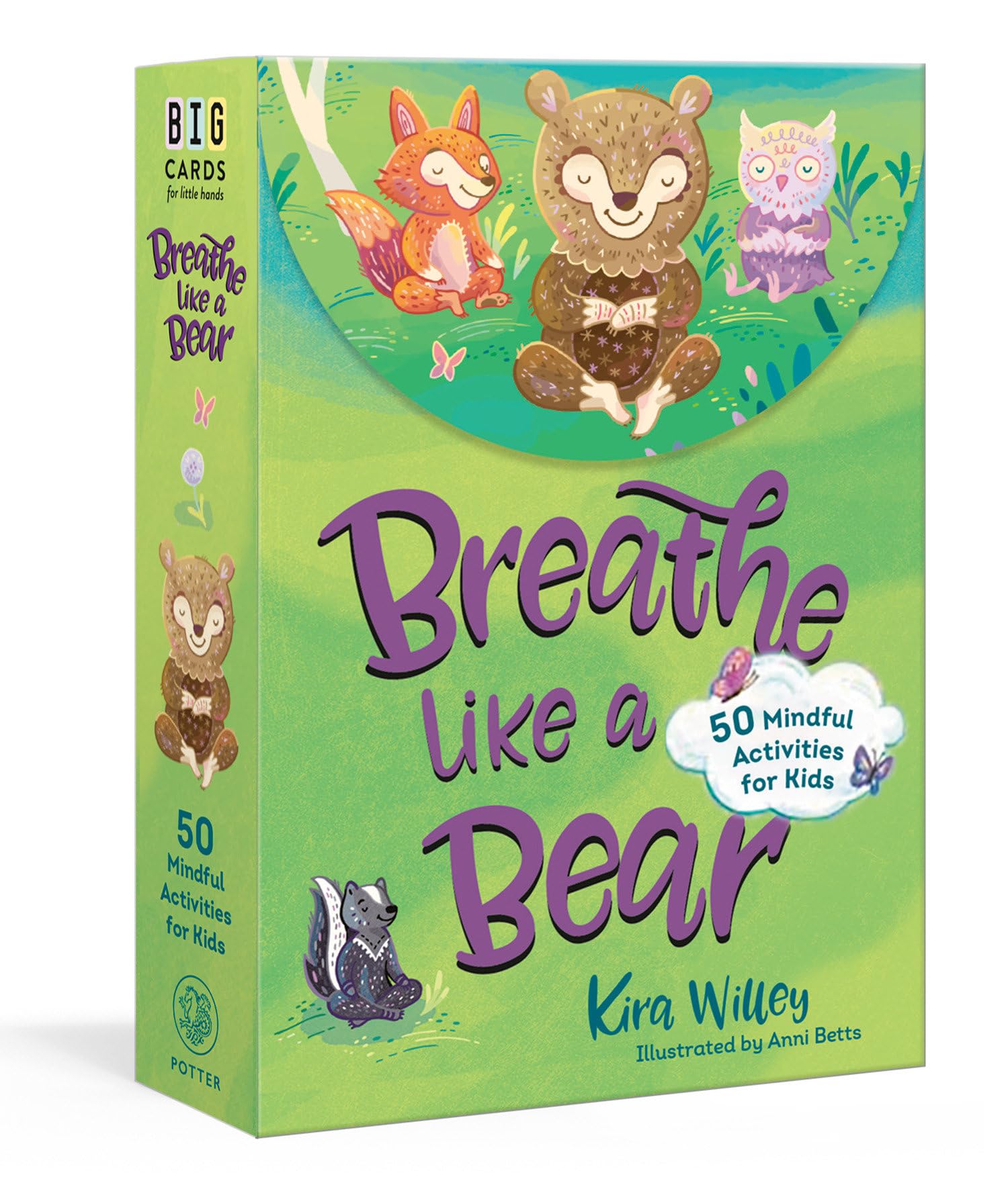 Breathe Like a Bear Mindfulness Cards: 50 Mindful Activities for Kids (Big Cards for Little Hands)