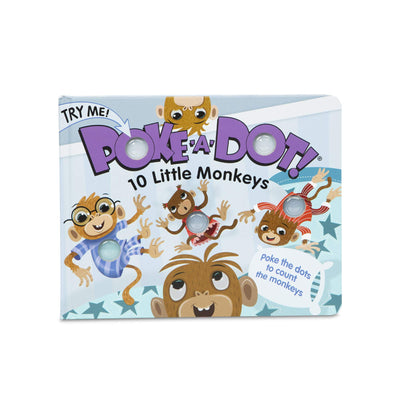 Poke-a-Dot: 10 Little Monkeys