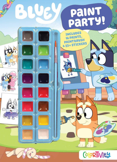 Bluey Colortivity: Paint Party! (Color & Activity with Paint)
