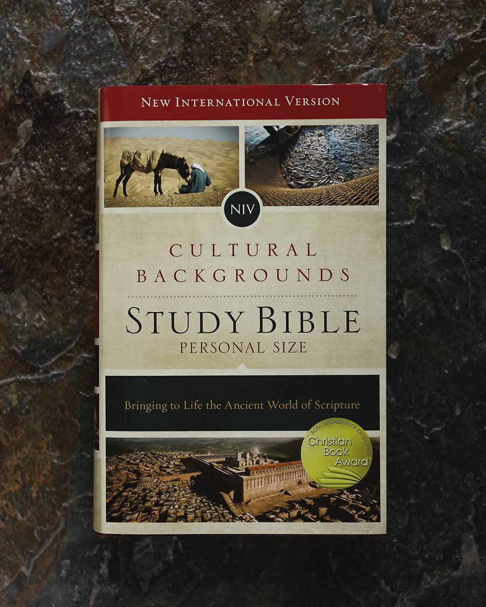 NIV Cultural Backgrounds Study Bible Personal Size Hardcover