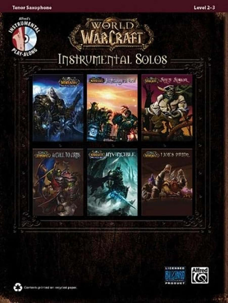World of Warcraft Instrumental Solos: Tenor Sax, Book & CD (Pop Instrumental Solos Series)