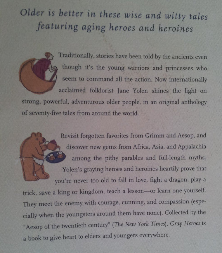 Gray Heroes: Elder Tales from Around the World — back cover