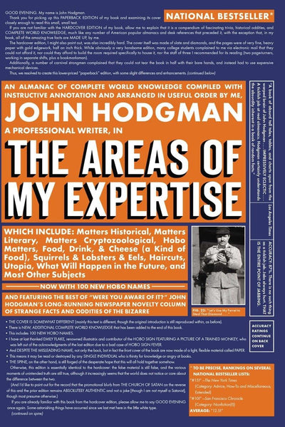 The Areas of My Expertise: An Almanac of Complete World Knowledge Compiled with Instructive Annotation and Arranged in Useful Order