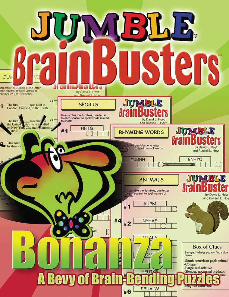 Jumble Brainbusters Bonanza: A Bevy of Brain-bending Puzzles (Jumbles)