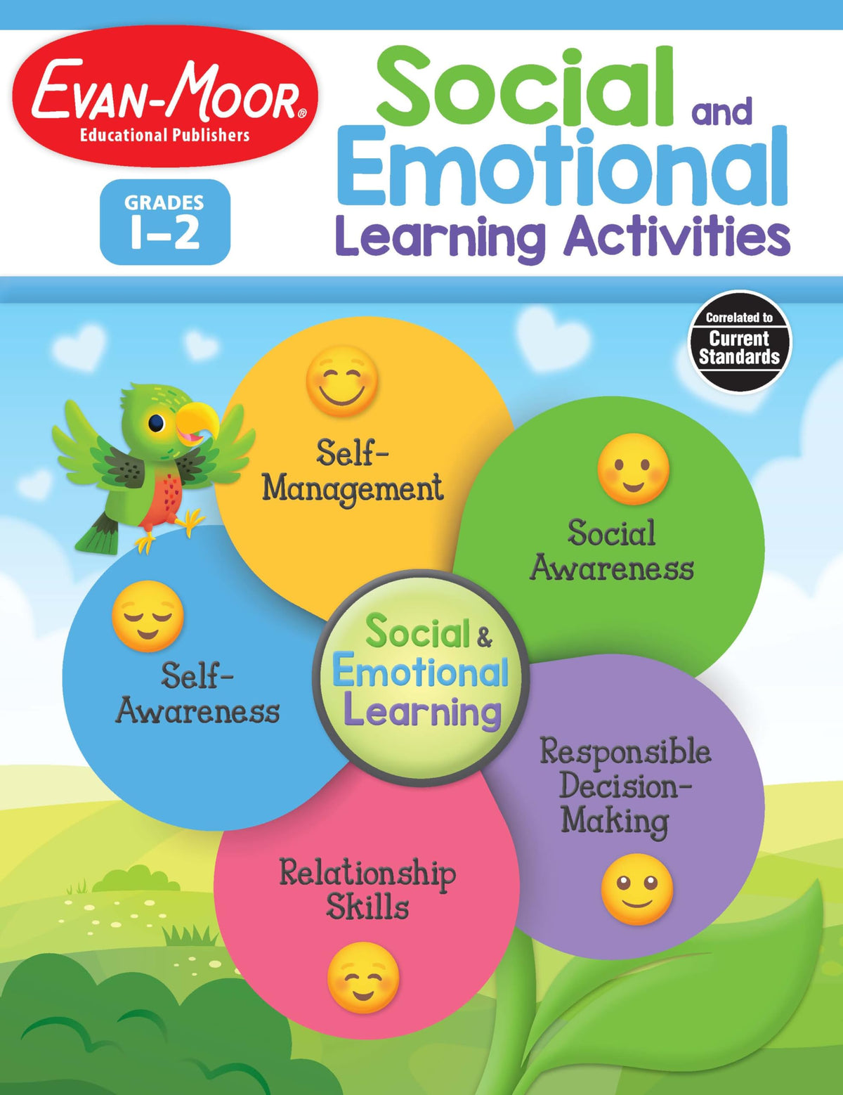 Evan-Moor Social and Emotional Learning Activities, Grades 1-2 (EMC6096)