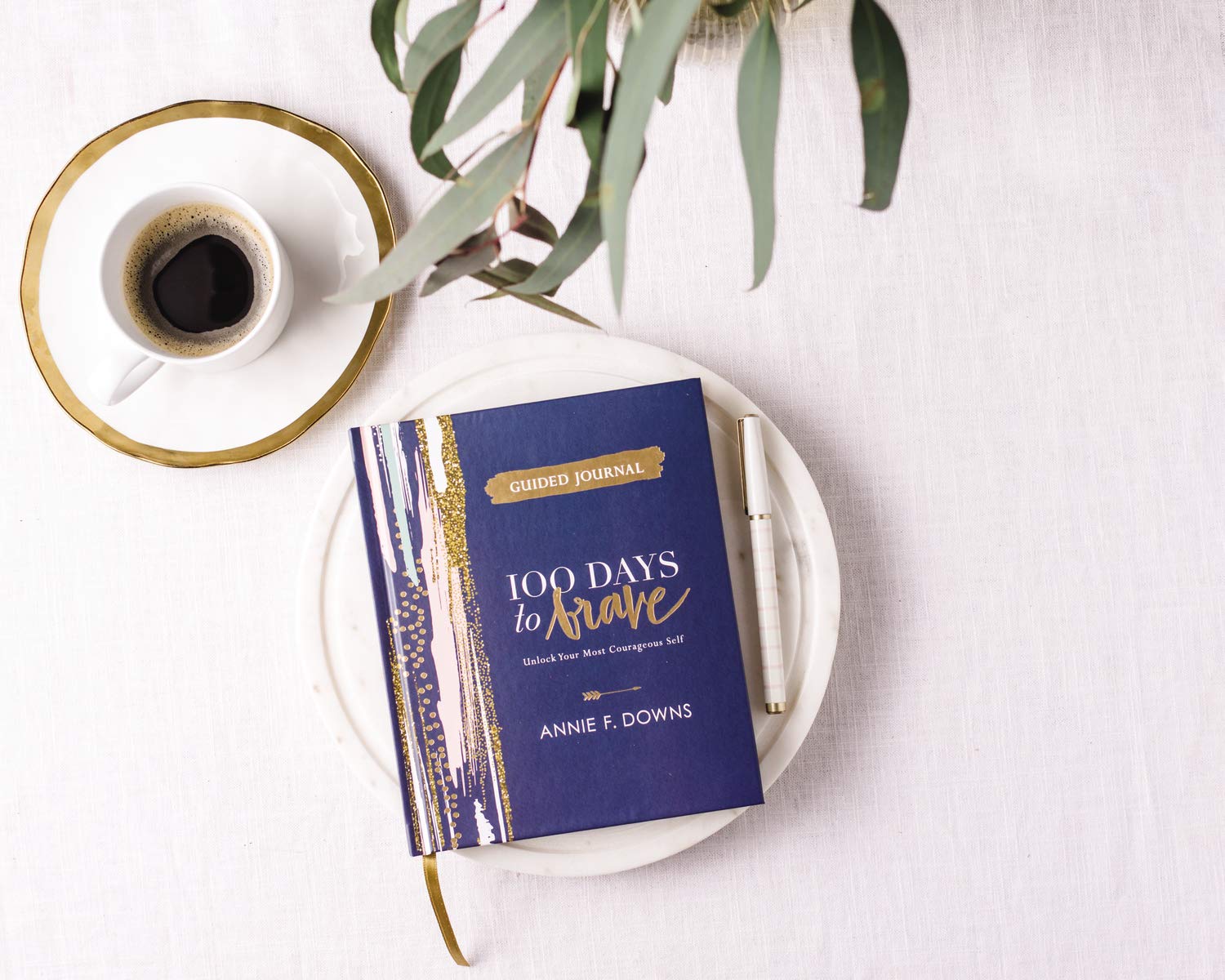 100 Days to Brave Guided Journal: Unlock Your Most Courageous Self (A Devotional Journal)