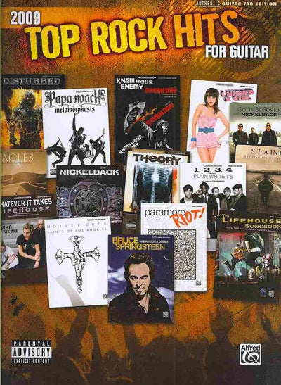 2009 Top Rock Hits for Guitar