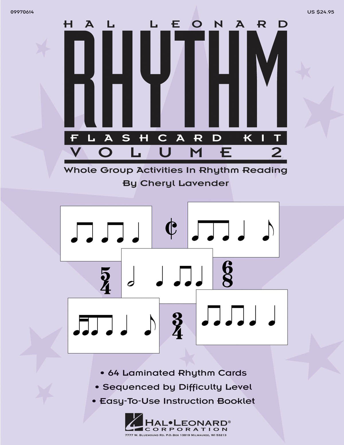 Rhythm Flashcard Kit Volume 2  Whole Group Music Activities for Classroom Learning  64 Laminated Cards with Games for Rhythm Reading and Notation Practice (Hal Leonard Rhythm Flashcard Kit)