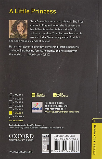 Oxford Bookworms Library: A Little Princess: Level 1: 400-Word Vocabulary (Oxford Bookworms. Human Interest. Stage 1)