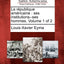 La R Publique Am Ricaine: Ses Institutions--Ses Hommes. Volume 1 of 2 (French Edition)