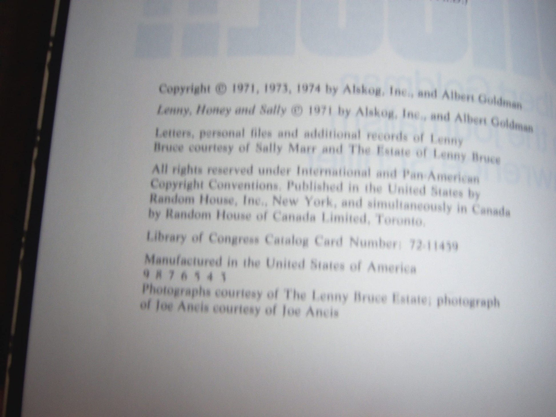 Ladies and gentlemen - Lenny Bruce!!