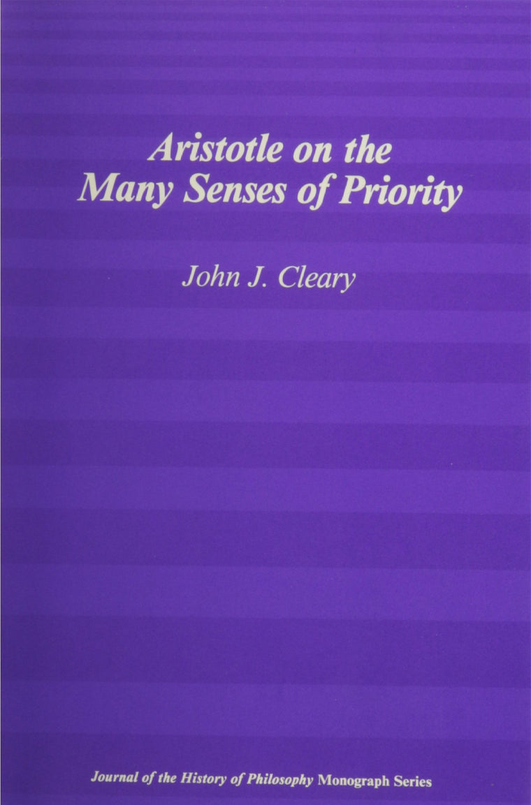 Aristotle on the Many Senses of Priority (Journal on the History of Philosophy)