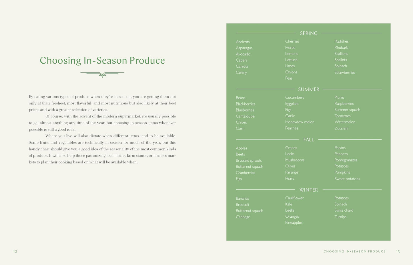 In Season: 125+ Sweet and Savory Recipes Celebrating Simple, Fresh Ingredients (A Cookbook)