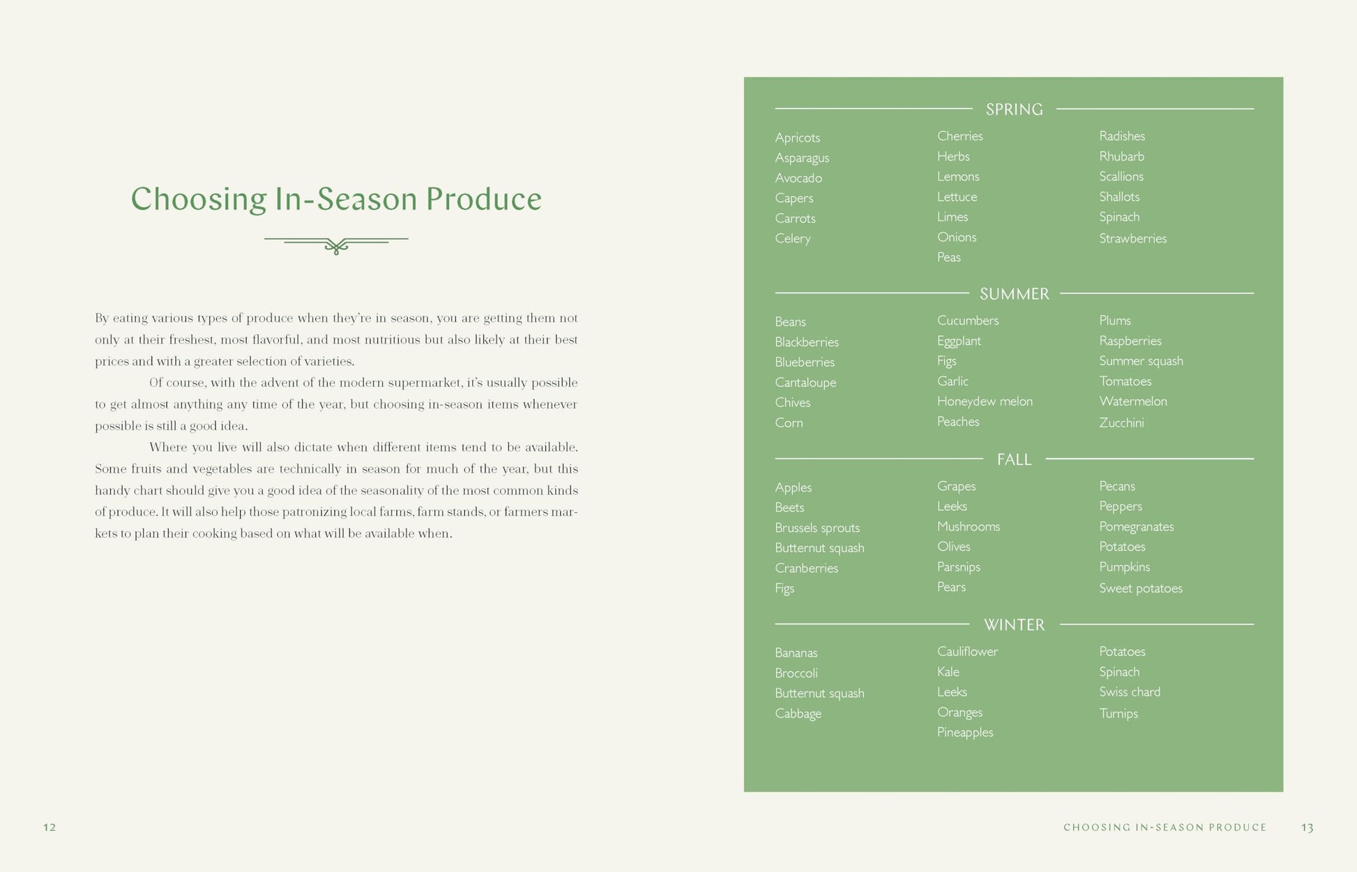 In Season: 125+ Sweet and Savory Recipes Celebrating Simple, Fresh Ingredients (A Cookbook)