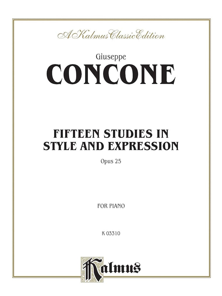 Fifteen Studies in Style and Expression, Op. 25 (Kalmus Edition)