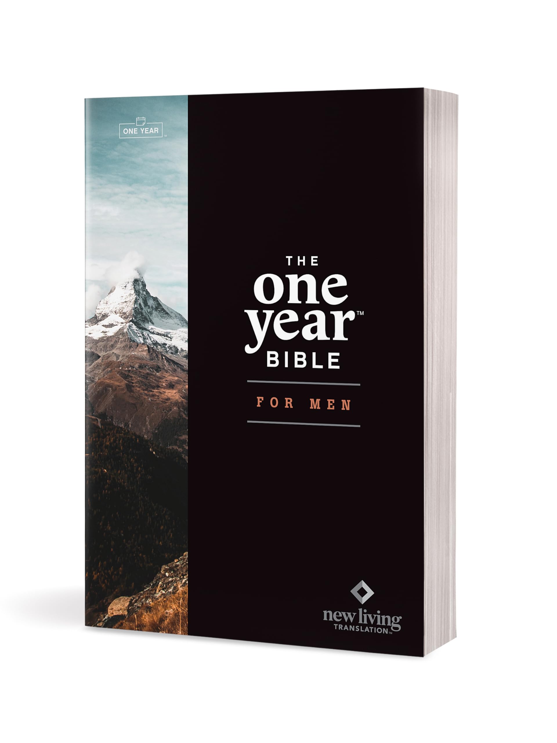 NLT The One Year Bible for Men (Softcover)
