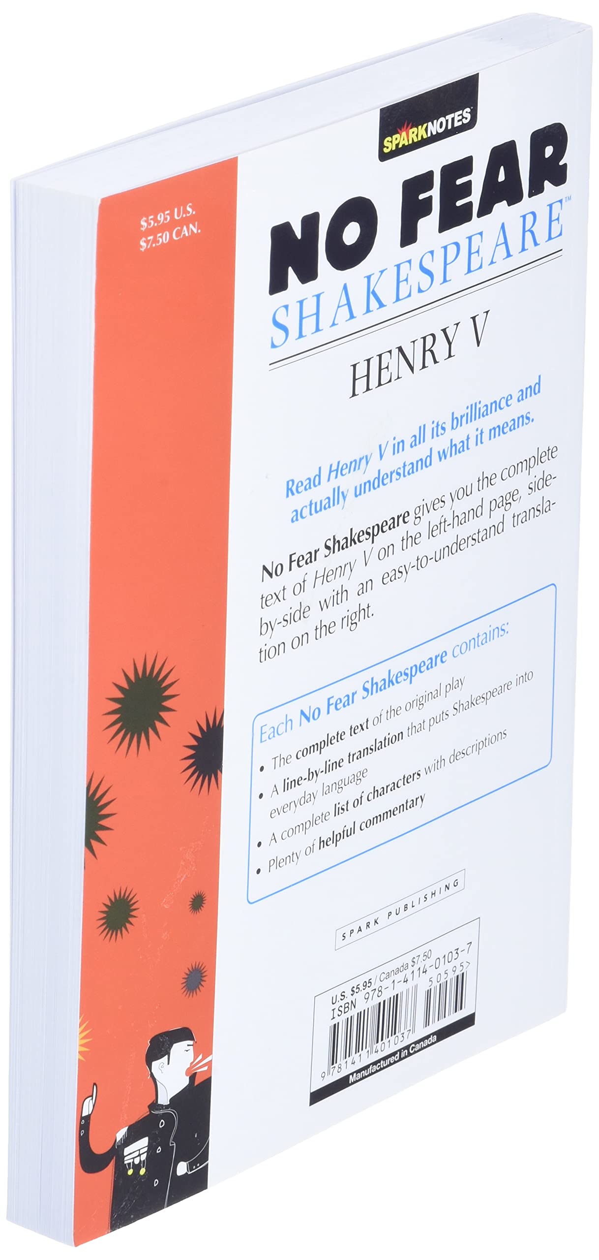 Henry V: No Fear Shakespeare Side-by-Side Plain English
