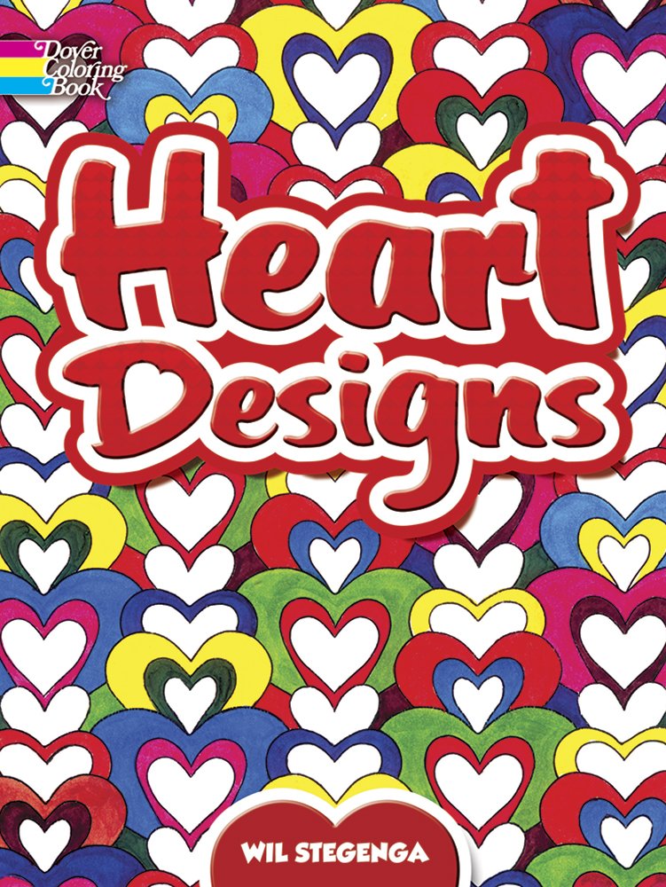 Heart Designs Coloring Book (Dover Romance Coloring Books)