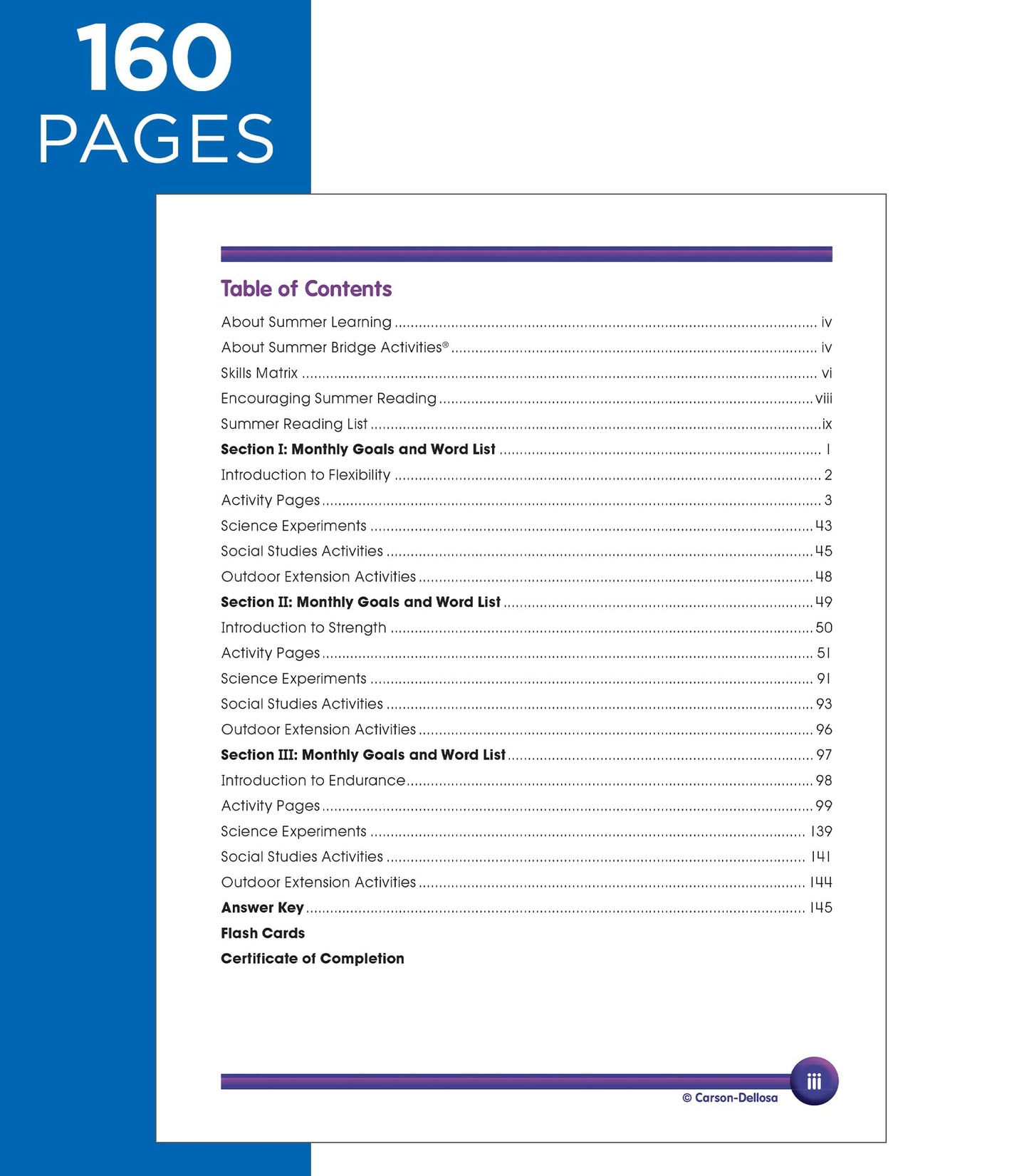 Summer Bridge Activities 3rd to 4th Grade Workbook, Activity Book with Math, Reading Comprehension, Science, Fitness, Social Studies, Writing Practice, and Flash Cards (Volume 5)