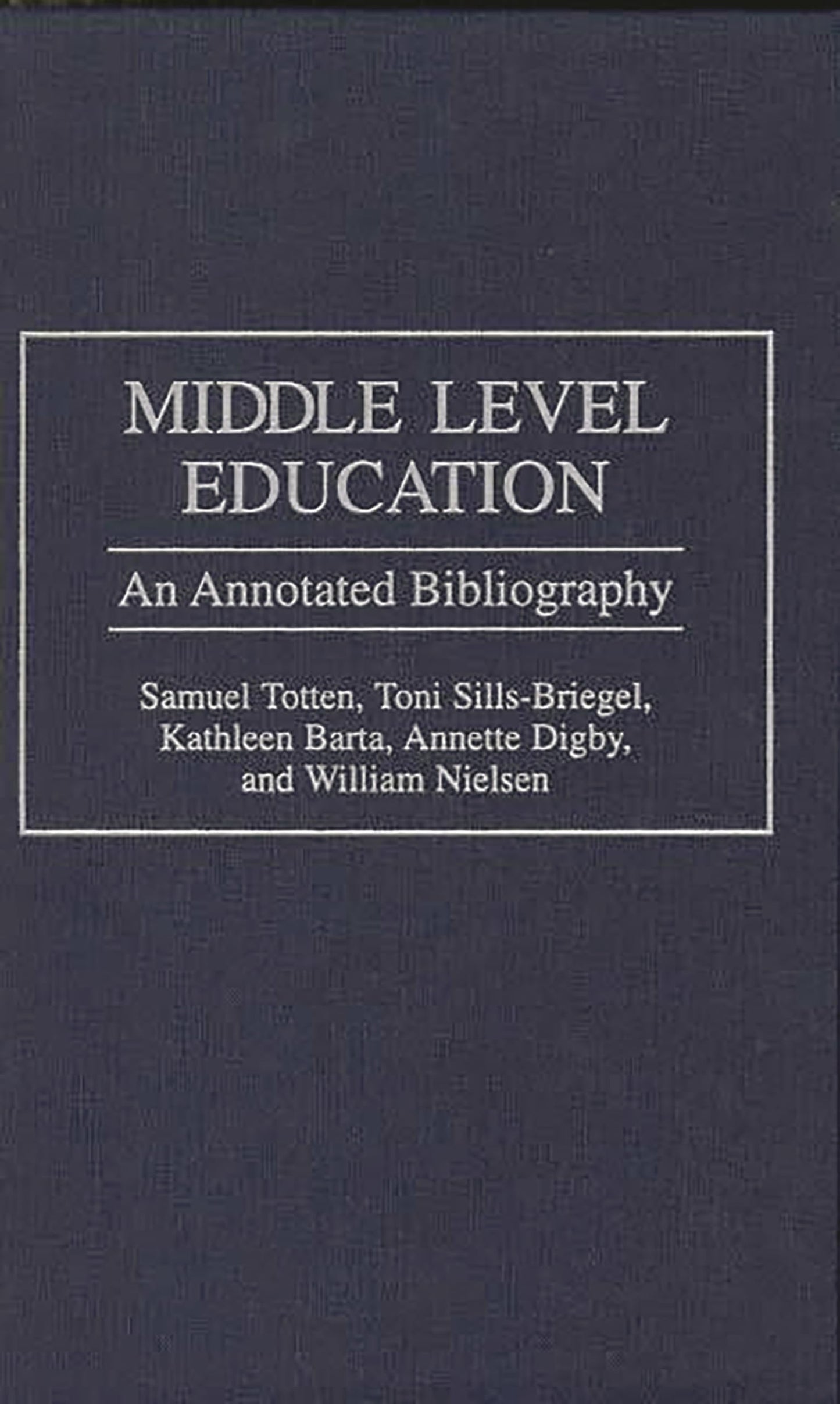 Middle Level Education: An Annotated Bibliography (Bibliographies and Indexes in Education)