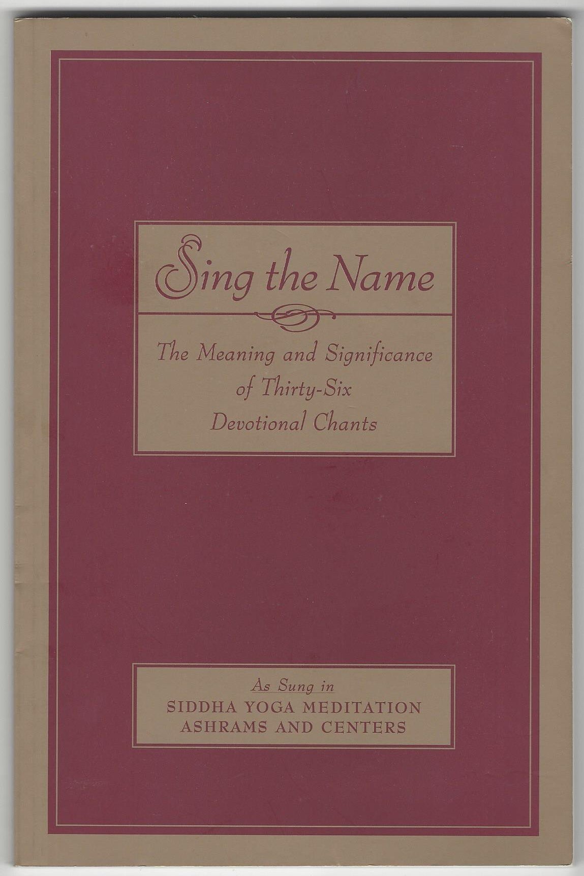 Sing the Name: The Meaning and Significance of Thirty-Six De