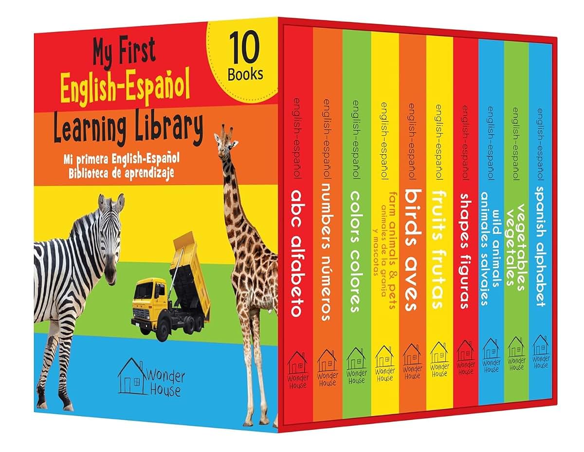 My First English - Espa?ol Learning Library (Mi Primera English - Espa?ol Learning Library): Boxset of 10 English - Spanish Board Books (Spanish Edition)