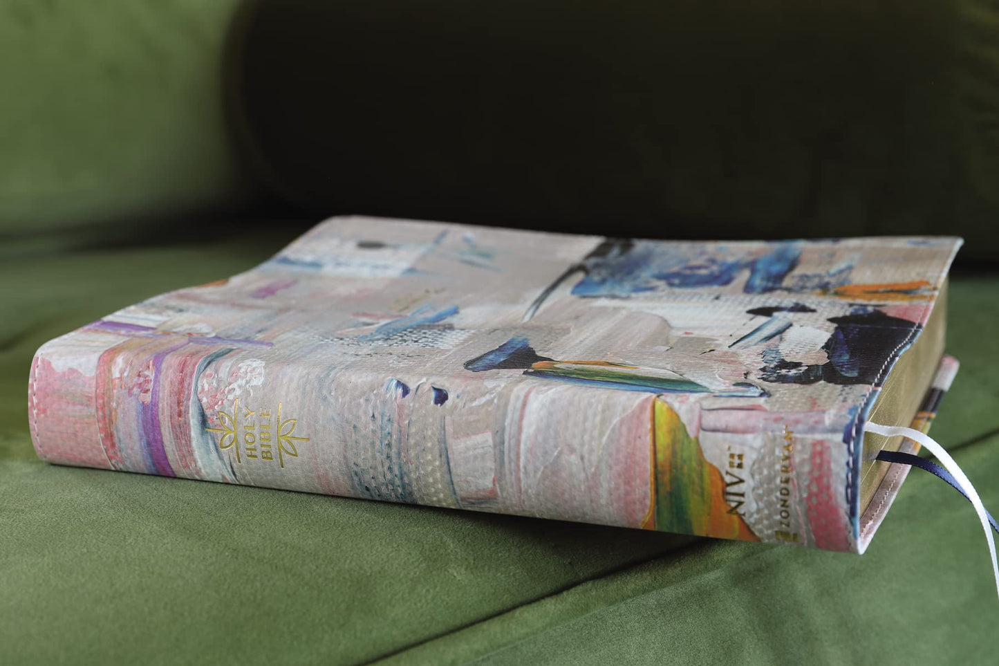 NIV Artisan Collection Bible Leathersoft Multi-color Blue