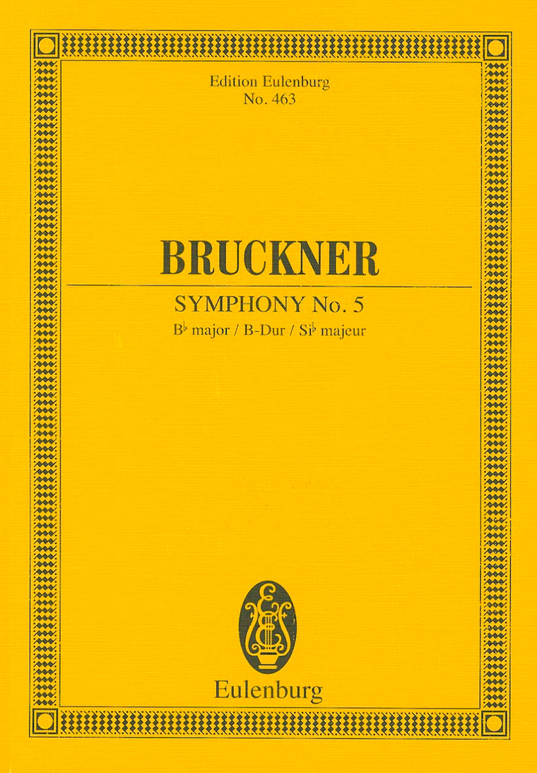 Symphony No. 5 in B-Flat Major: Study Score (Edition Eulenburg)
