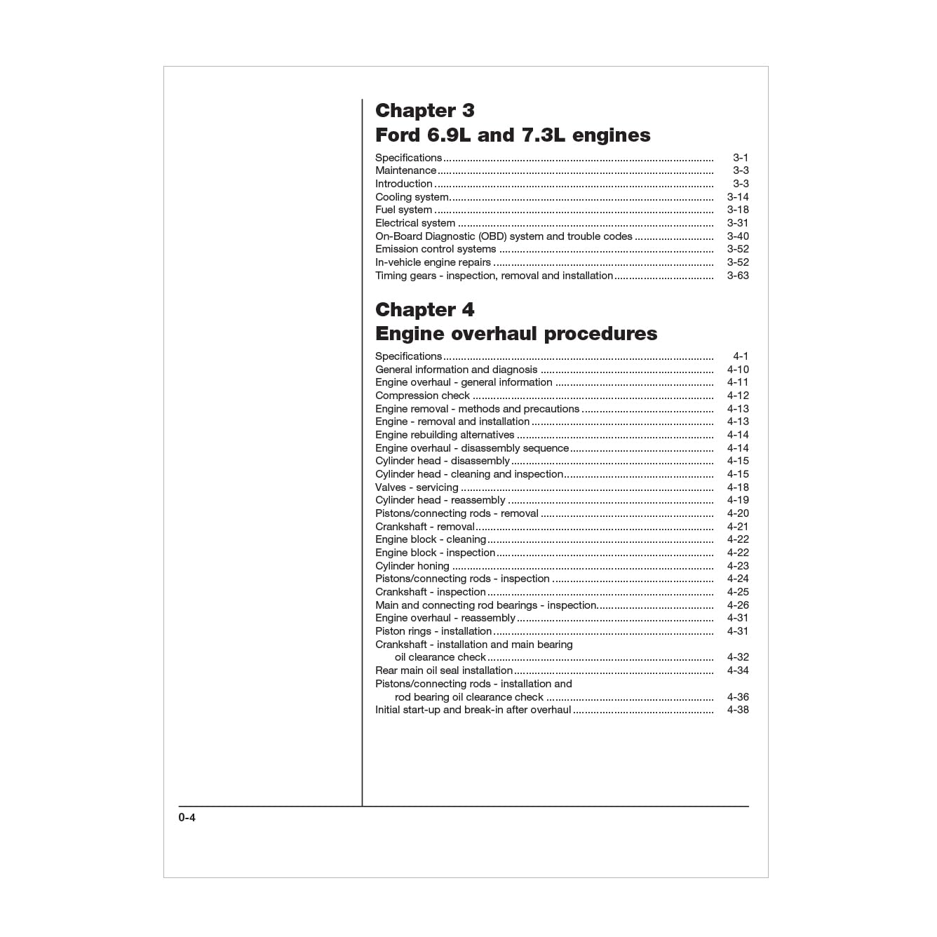 Ford & GM Diesel Engine Repair Haynes TECHBOOK