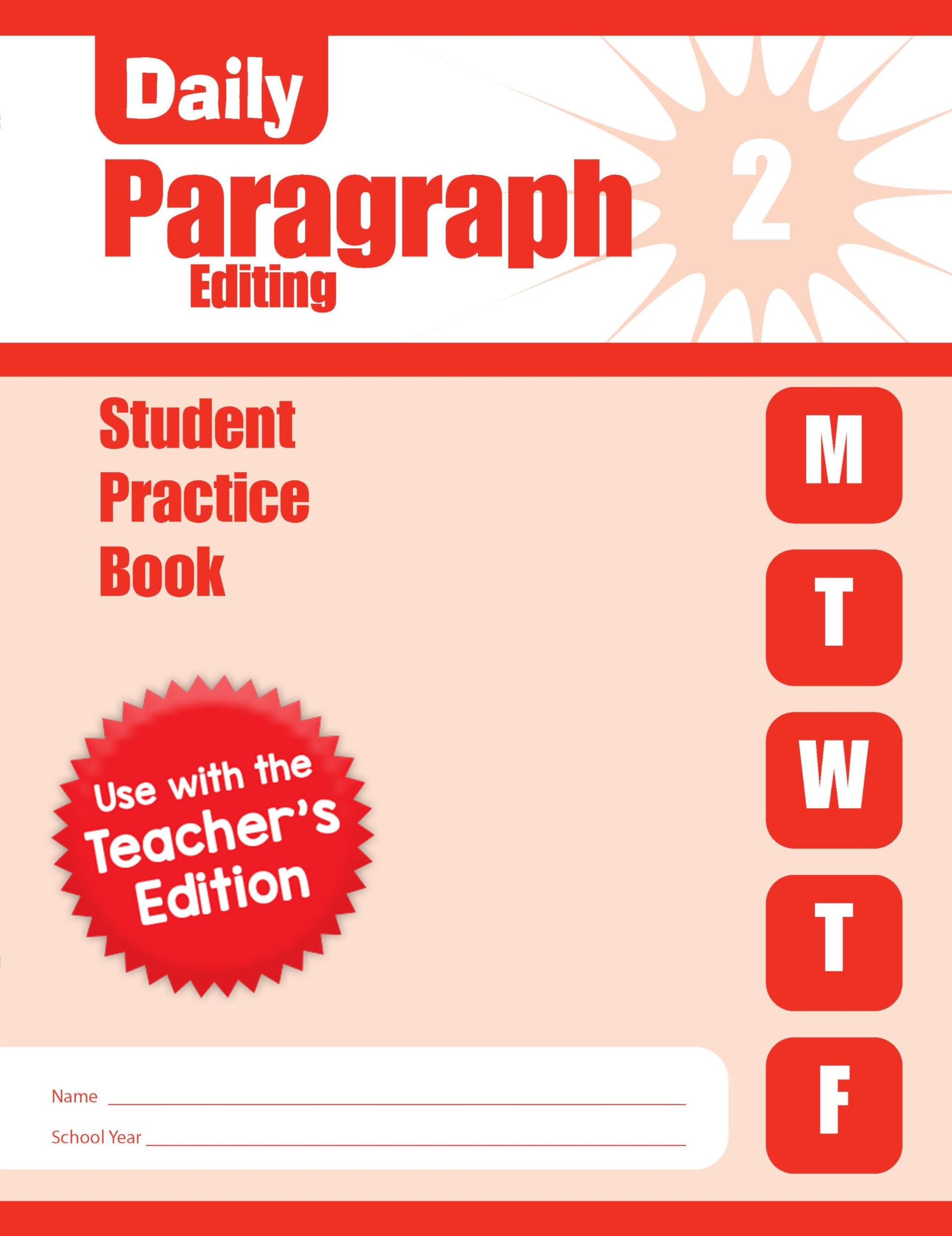 Evan-Moor Daily Paragraph Editing, Grade 2 Student Book