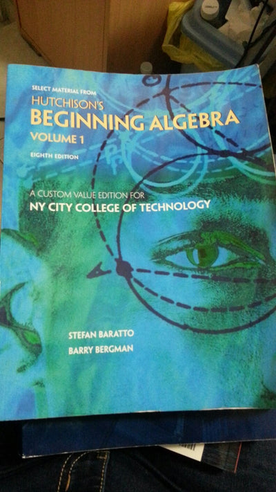 Hutchison's Beginning Algebra (The Hutchison Series in Mathematics)