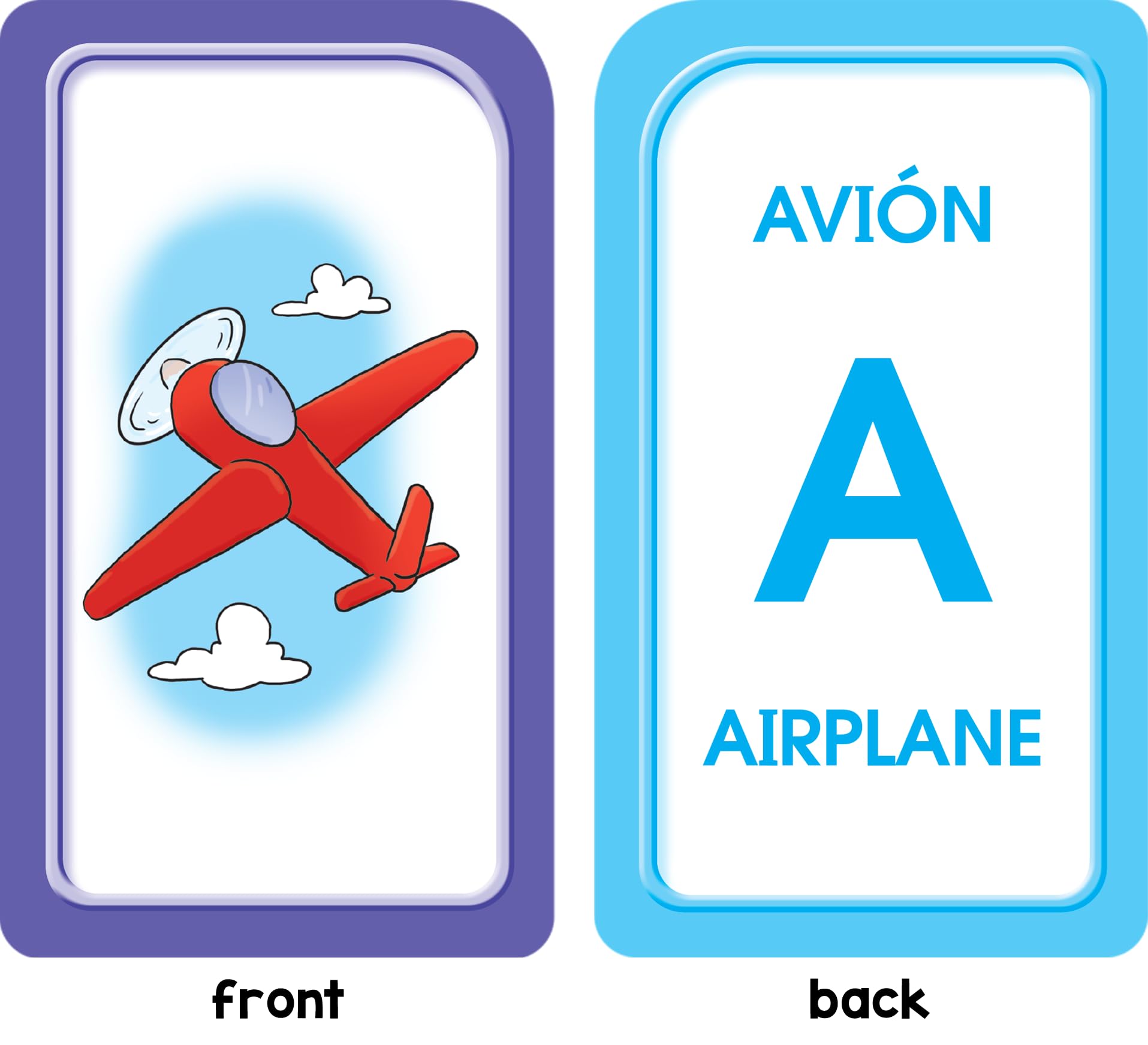School Zone Spanish Alphabet Flash Cards: 56 Cards, Preschool, Kindergarten, Abecedario Tarjetas Ilustrativas, ABC's, Alphabetical Order, Bilingual, ESL, Language Immersion (Spanish/English Edition)